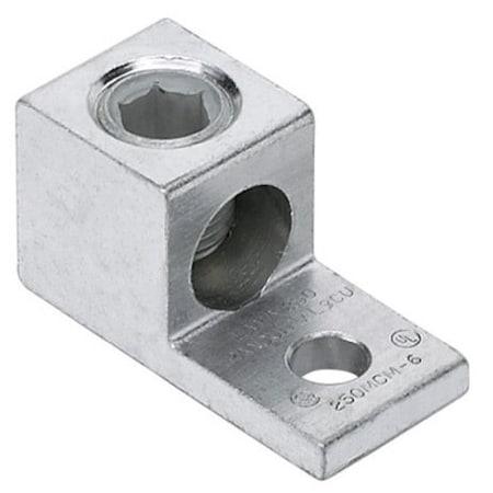 Panduit Mechanical Lug, 250 kcmil Max, 1 Hole, Aluminum LAMA250-56-QY